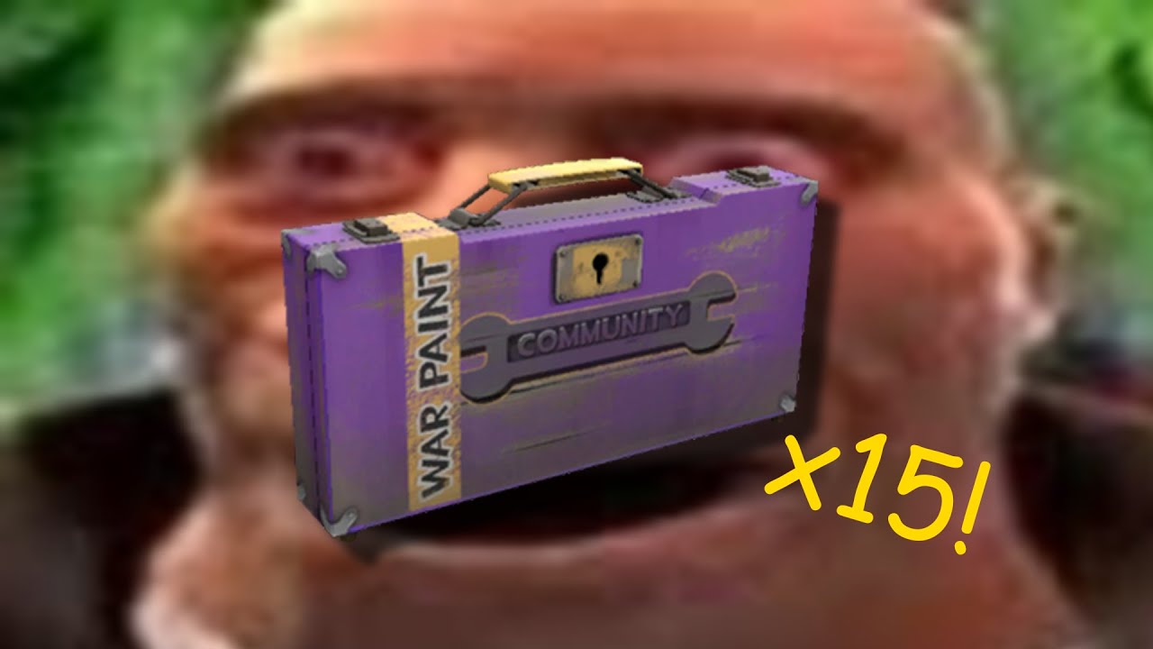 [TF2] Opening 15 Summer 2023 War Paint Cases! (I got like two good things!) YouTube