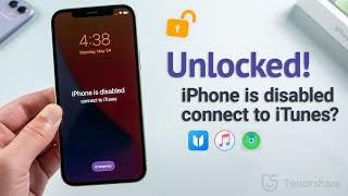 iPhone is disabled connect to iTunes one way unlock it! 5s, 6s, 7, 7plus 8, 8plus,100% fixed#iphone