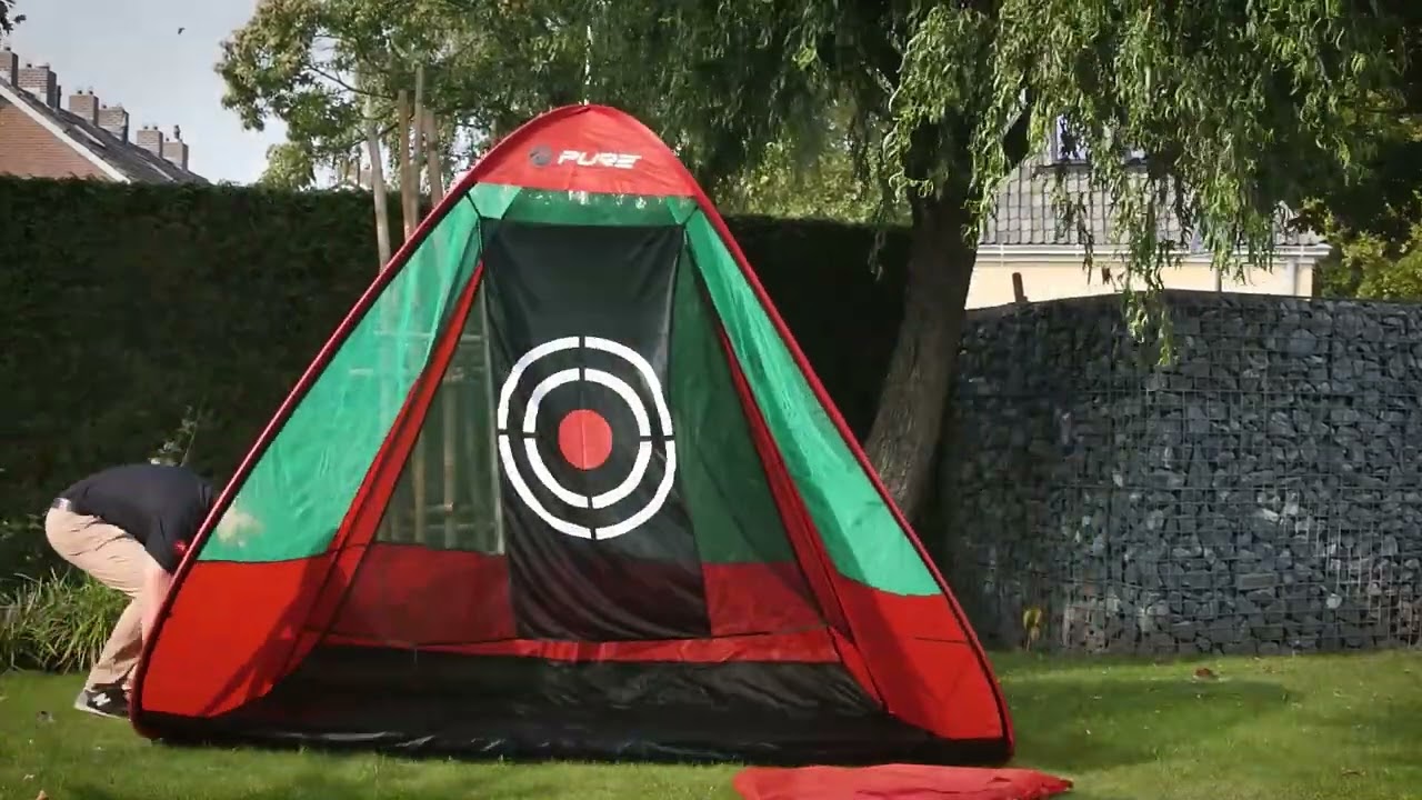 Pop-Up Golf Übungsnetz 3m mit Ziel