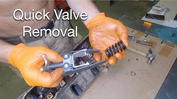 How to Remove Valve Springs from Head