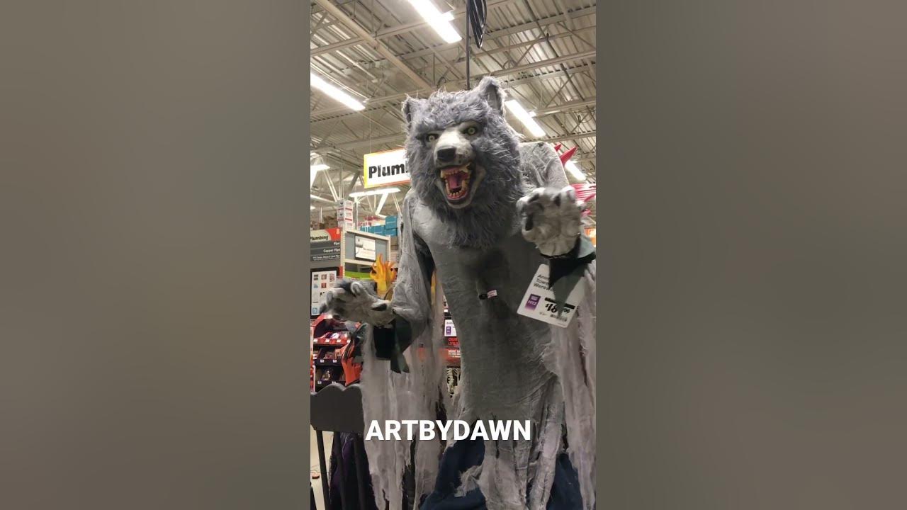 Home Depot Werewolf Animatronic YouTube
