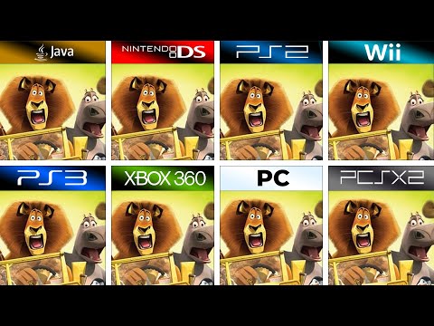 Madagascar 2 (2008) Java vs DS vs PS2 vs Wii vs PS3 vs XBOX 360 vs PC vs PCSX2