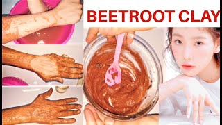 HOME MADE BEETROOT CLAY FOR FAIR GLOWING SPOTLESS SKIN