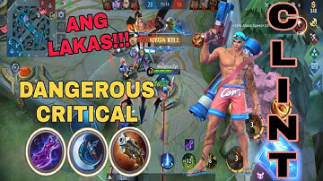 META CLINT BURST DAMAGE! BEST BUILD AND EMBLEM 2022 | CLINT - Mobile Legends Bang Bang