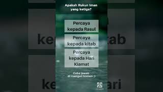 Teka teki Islamik | Apakah Rukun Iman yang ke-3? screenshot 1
