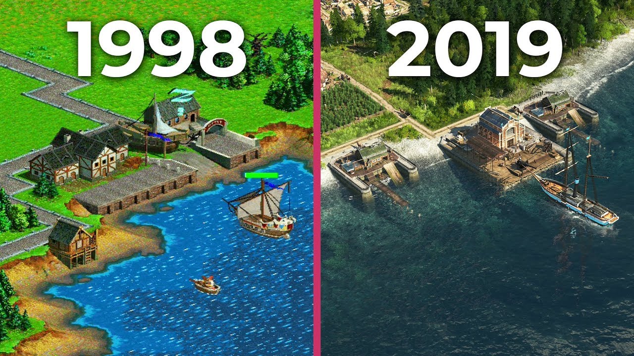 anno 1701  2022  The Evolution of Anno – All Anno games from 1998 to 2019 | History Video