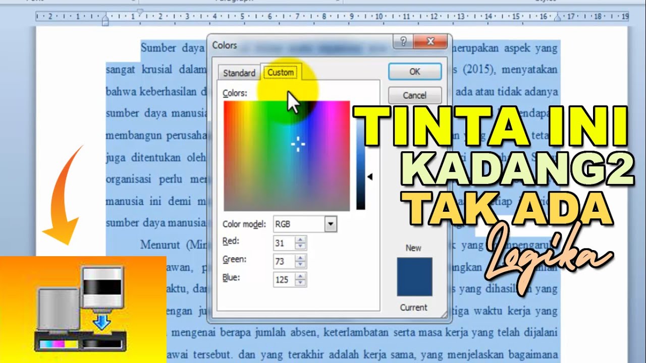 Cara Mengatasi Tinta Warna Hitam Habis dan Deadline Ngeprint