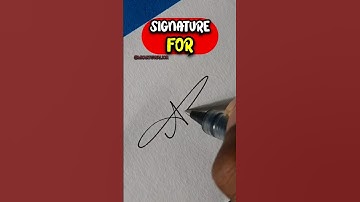 Stylish 😎 Signature For #arsh #mkartgwalior #signature #youtubeshorts #trending #shorts #ytshorts