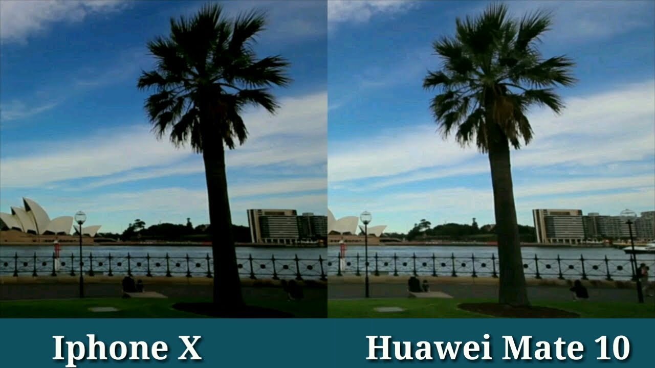 Huawei Mate 10 vs IPhone X Camera Test Comparison