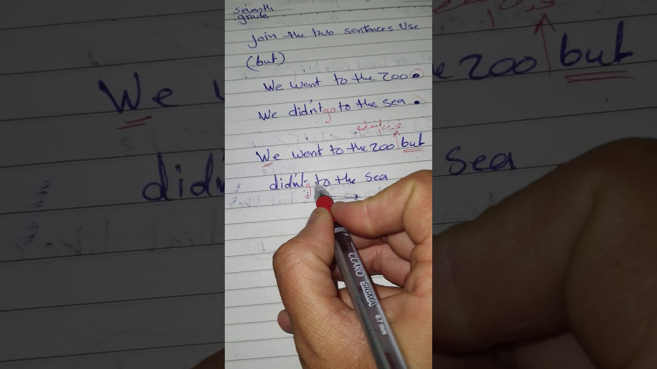 الصف السابع but _ however