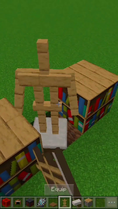 Minecraft Build Hacks: book lying on the table