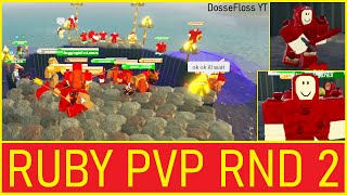 Ruby Pvp Tournament Second Round Find Out Who Moves On To The Semi S Island Tribes Roblox Youtube - roblox island tribes ruby