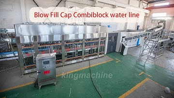 Blowing filling capping Pure Water Beverage Drink Combiblock Filling Machine Blow/ Fill/ Cap