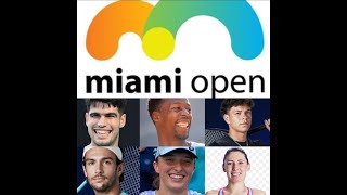 Alcaraz vs Monfils / Musetti vs Shelton / Swiatek vs Alexandrova Miami Open - REACCIONAMOS EN VIVO