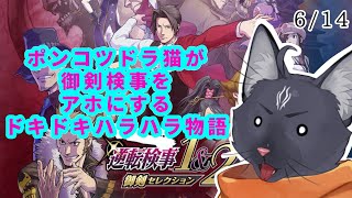 【逆転検事1&2 御剣セレクション】みっちゃん！カッコよく決めてくれよな！！！【 VTuber　黒猫龍星 】　＃ケモノVTuber