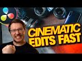 Edit like a YOUTUBE PRO with these simple CINEMATIC tips & tricks in Davinci Resolve 17 FREE