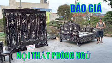 TỦ ÁO KHẢM ỐC, GIƯỜNG NGŨ SƠN CẨN ỐC, BÀN TRANG ĐIỂM, đồ xưa ltk