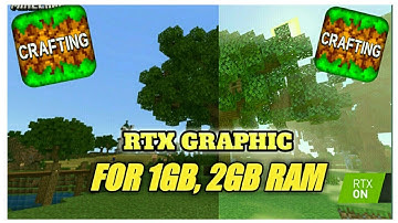 HOW TO ADD RTX TEXTURE PACK IN CRAFTING AND BUILDING. FOR 1GB ,2GB RAM DEVICE
