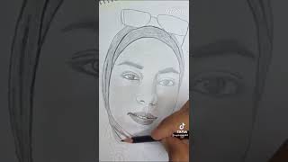 رسم بورتريه جميل_ سهل جدا??