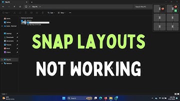How to Fix Snap Layouts Not Working in Windows 11