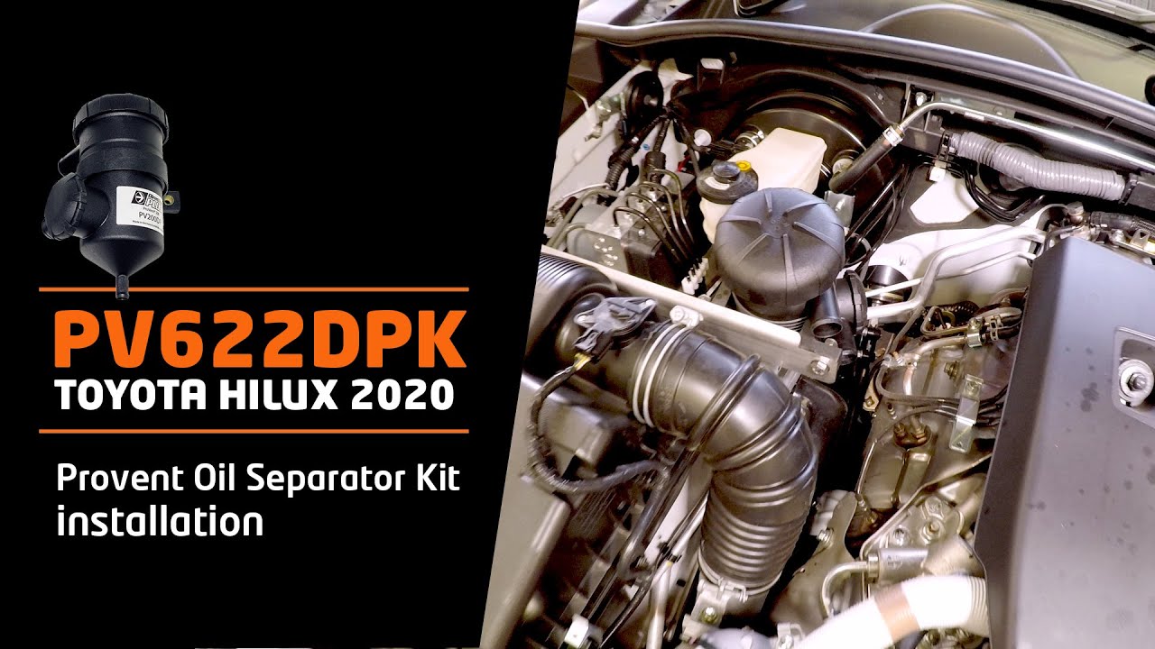 Provent Installation How to install Provent kit (PV622DPK) on Toyota Hilux 2020 - YouTube