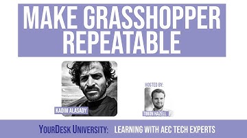 🔴LIVE: "Repeatable Grasshopper" @ YourDesk Univeristy with Kadim Alasady