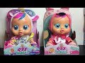Cry Babies Doll Unboxing Crying Dolls with Sound &amp; Water Toy Review