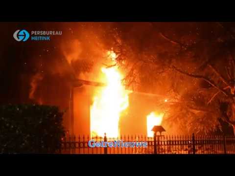 Uitslaande brand verwoest woning in Renkum