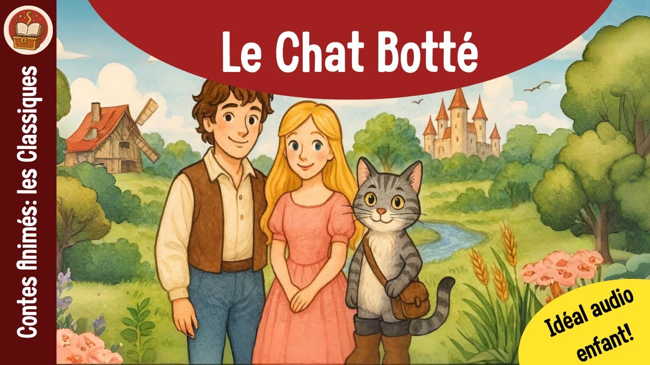 👢🐱 Le Chat Botté – Conte audio pour enfants | Histoire du soir | Livre illustré en français