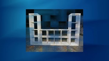 Scaffold Cube Storage Unit compatible with IKEA Kallax unit and other inserts