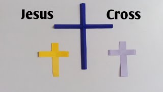 Cross Crafts | Good Friday Craft | Diy Jesus Cross  | Origami Cross