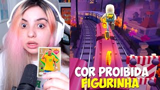 SUBWAY SURFERS mas NÃO POSSO TOCAR na COR PROIBIDA da FIGURINHA da COPA!! NO NOVO MAPA KKKK