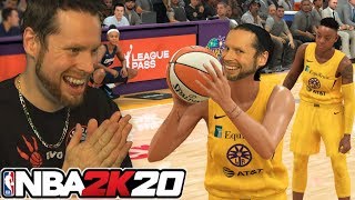 so I tried to make the WNBA exciting. NBA 2K20