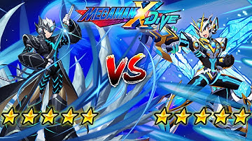 Zero Vergil Trigger 5☆ Vs Next DiVE Armor X 5☆ - Mega Man X DiVE (Mobile Controls PvP)