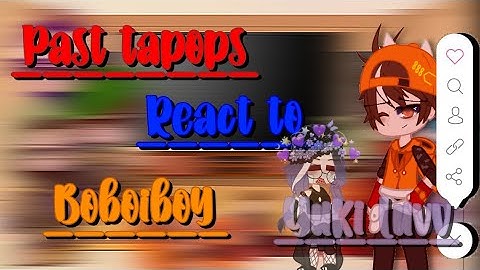 ✨Past tapops react to Boboiboy✨|🍫read desk🍫| part 2/?|🥺thank you for watching🥺|see you soon 😉
