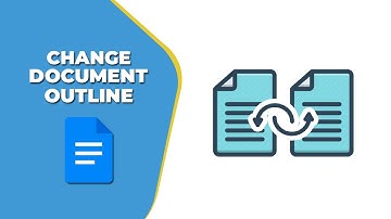 How to change document outline in google docs
