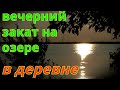 Что вижу в деревне на озере, когда встречаю коров с пастбища