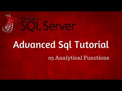 Advanced Sql Tutorial (013 Why Analytical Functions Example 2)