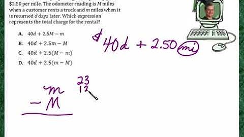 Praxis Application ALG168  Write an algebraic equation from an English statement
