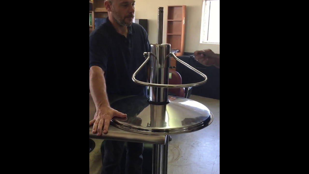 how to install a rubber base ring on a hydraulic styling chair youtube
