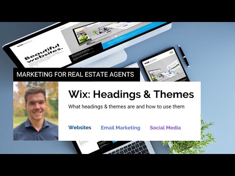 How To Use Headings and Themes in Wix