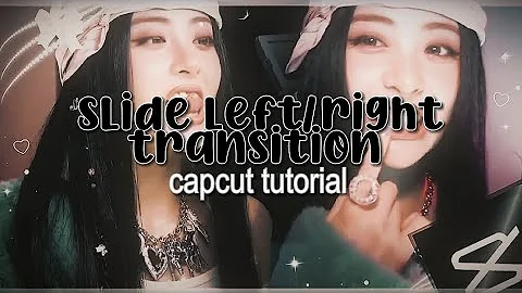 slide left/right transition on capcut!! (tutorial) || no pro :3