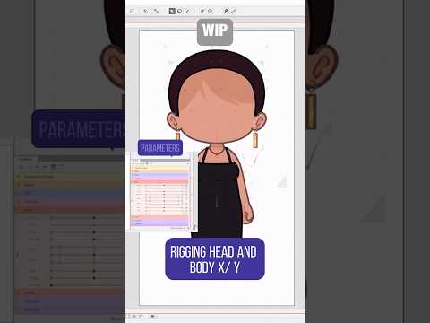 Rigging Head and Body in Live2D || #animation #rig #live2d #gacha #gachaclub #fyp #shorts #tutorial