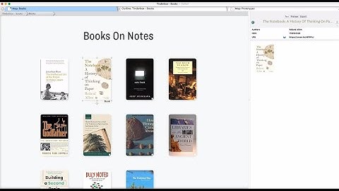 Tinderbox Meetup Sunday 17 Dec 23 Video:  Tinderbox and Doctorate Studies, Books on Notes