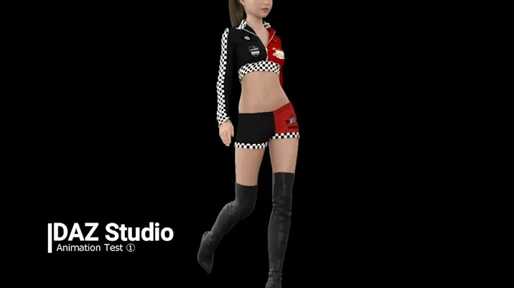 DAZ Studio【 Animation Test ①】