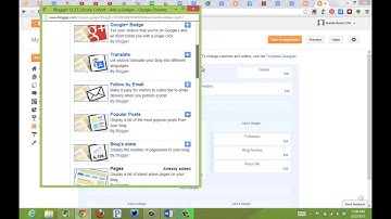 Adding a search gadget to your blog.