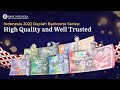 Indonesia 2022 rupiah banknote series high quality and well trusted