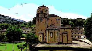 Románico Sta Cruz de Seros, Sta Maria, Huesca HD