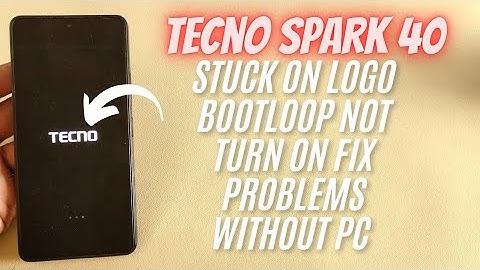 Tecno Spark 40 Logo Stuck Fix Without PC | Hang on Logo Solution 2025