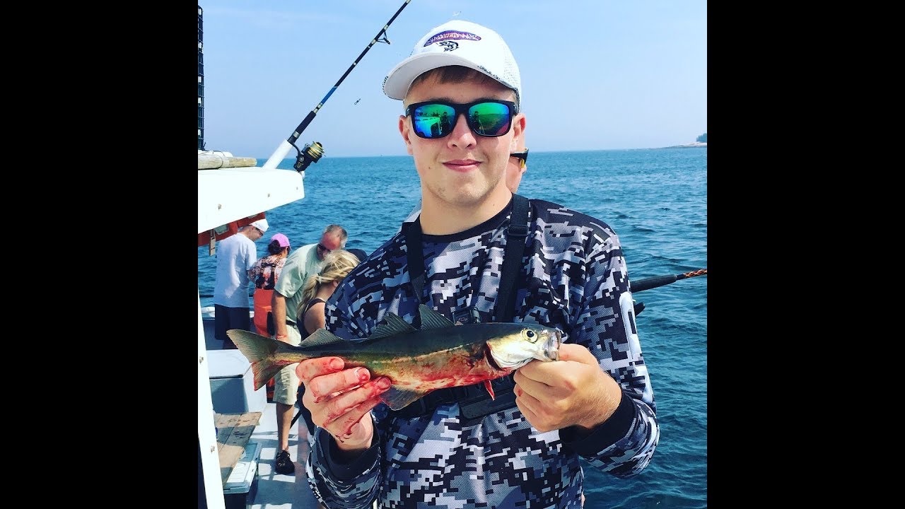 Saltwater Fishing in Maine for Pollock and more! YouTube